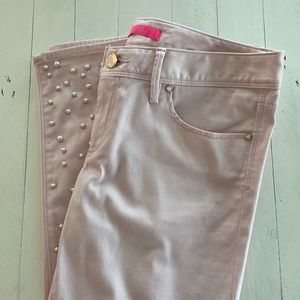 NWOT Lilly Pulitzer Worth Skinny Pant Pearls